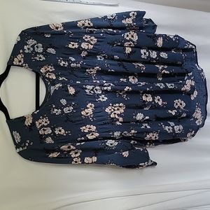 Torrid button down 3/4 sleeve